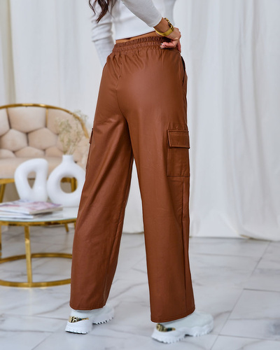 Royalfashion Women's combat pants in brown