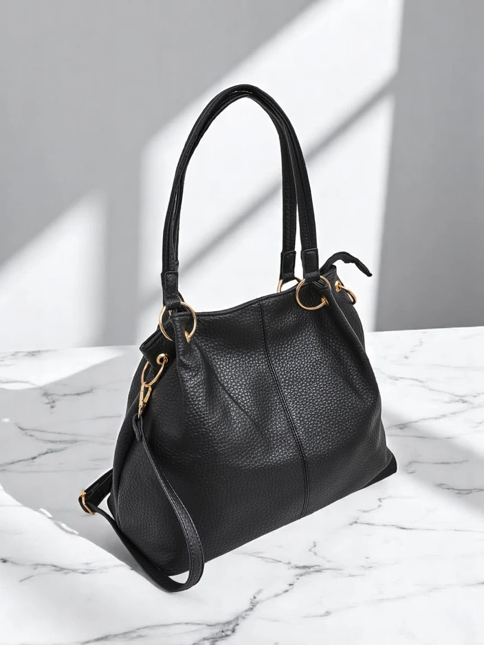 Royalfashion Liela sieviešu iepirkuma soma, kas izgatavota no eko ādas