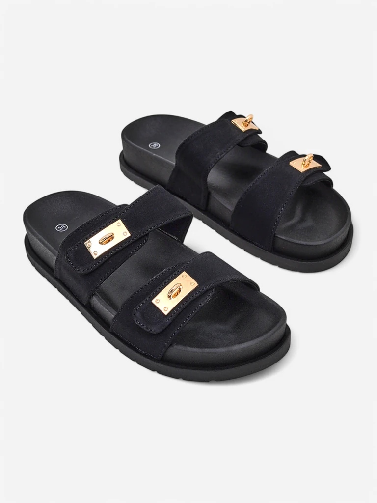 Royalfashion Sieviešu čības ar dekoratīvām sprādzēm Costes