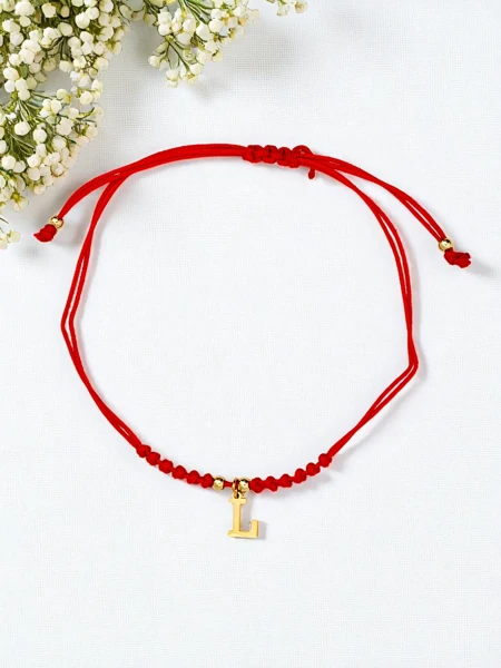 Women's bracelet with the letter L Luna Spark
