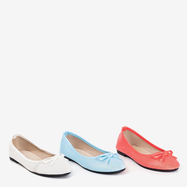 Białe baleriny dziecięce Lavisca - Obuwie