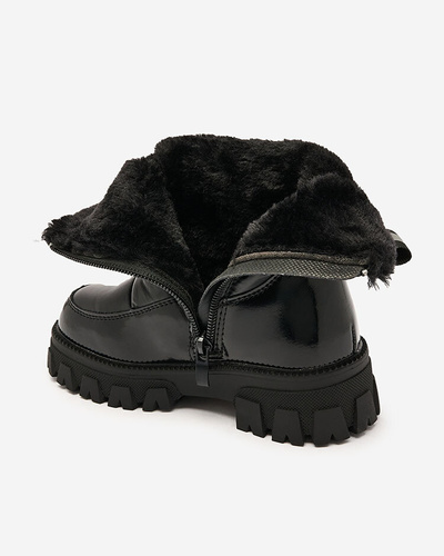 Royalfashion Children's shoes a'la snow boots in black Sorroda