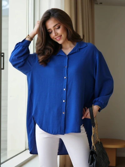 Royalfashion Long Women's Oversized Shirt