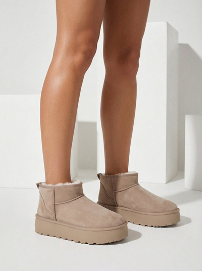 Royalfashion Women's platform a'la snow boots Dagodo