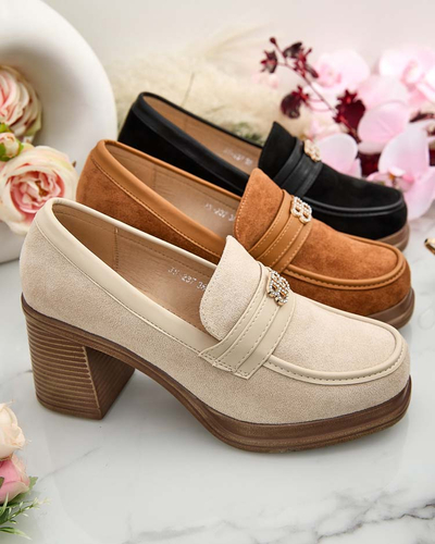 Royalfashion Women's moccasins on a post Rapapes