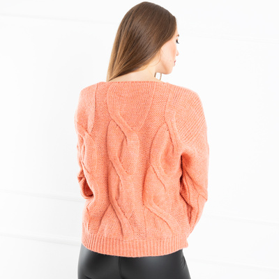 Women's coral sweater - Clothing