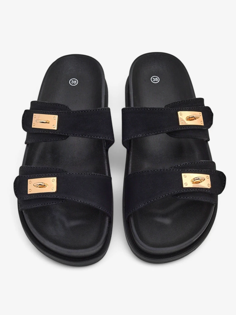 Royalfashion Sieviešu čības ar dekoratīvām sprādzēm Costes