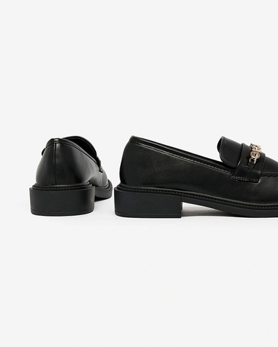 Royalfashion Lakoti sieviešu mokasīni melnā krāsā Kerifi