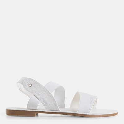 White Velia women's sandals - Footwear