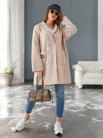 Royalfashion Women's coat a'la sheepskin