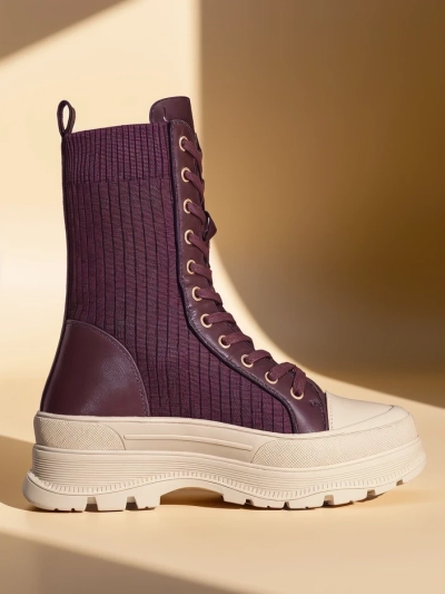 Royalfashion Sieviešu augstās darba botas Fosilla