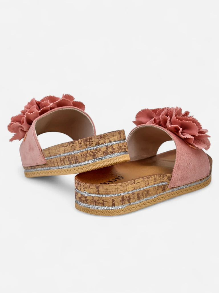 Женские сандалии Royalfashion с цветами Focce