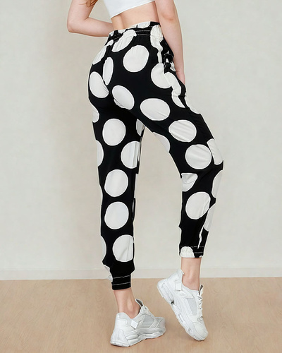 Royalfashion Women's polka dot fabric pants