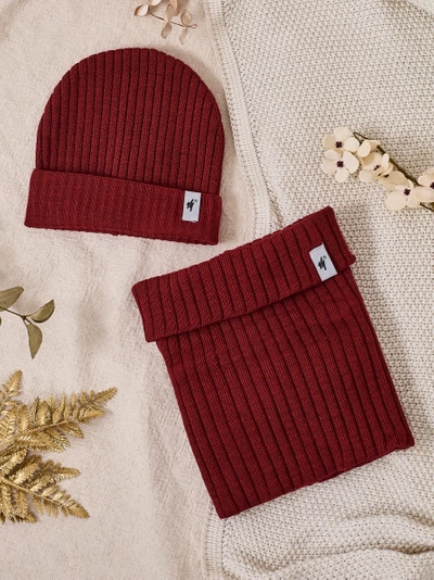 Royalfashion Winter Universal Set- beanie hat with neck gaiter