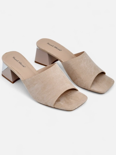 Royalfashion women’s slides with decorative heels Vollatie