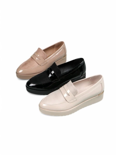 Royalfashion Women's patent loafers Afidale