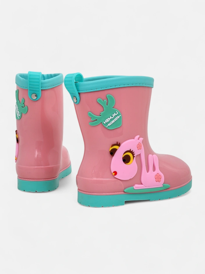 Royalfashion Children's rain boots with Good Time patches