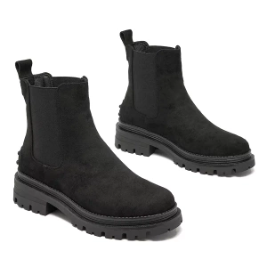 Royalfashion Black women's insulated Comfy Walk boots