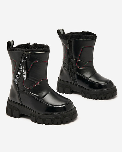 Royalfashion Children's shoes a'la snow boots in black Sorroda