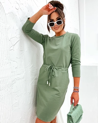 Royalfashion Sieviešu līdzceļgala auduma kleita