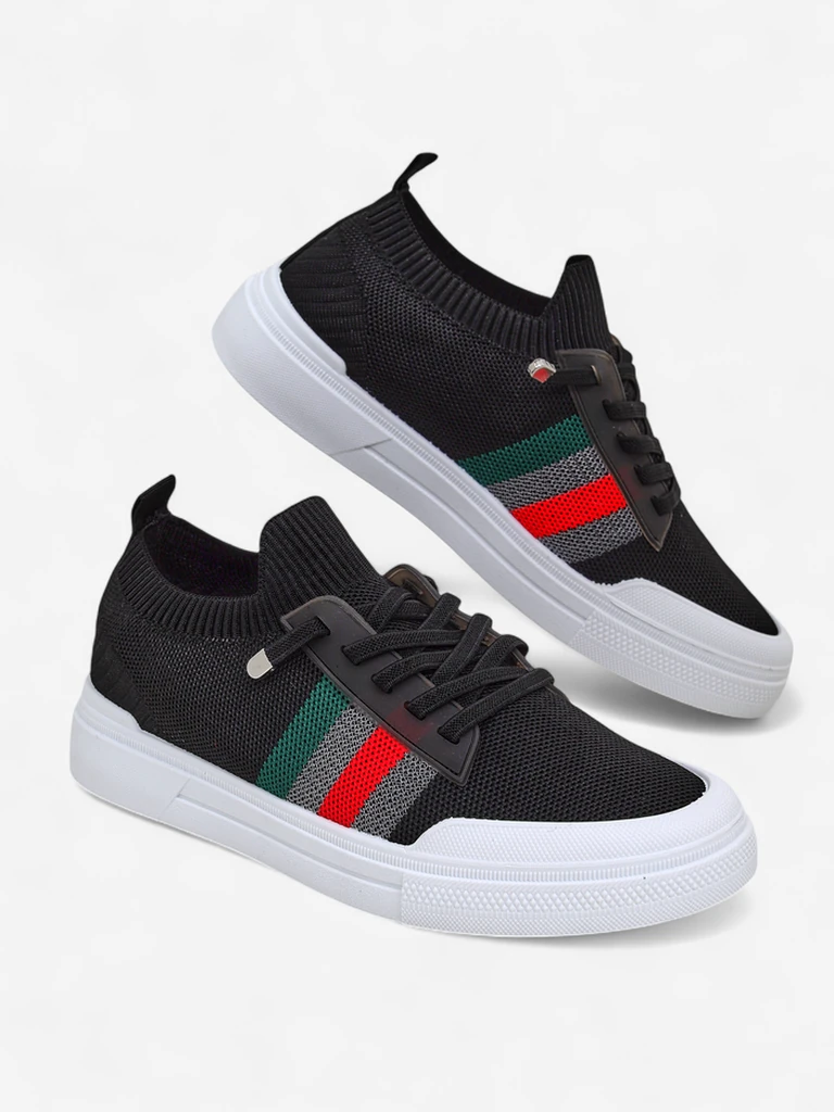 Royalfashion Women’s sneakers with colorful stripes Ettas