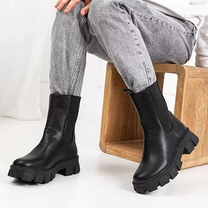 Black Hoppy eco-leather boots - Footwear