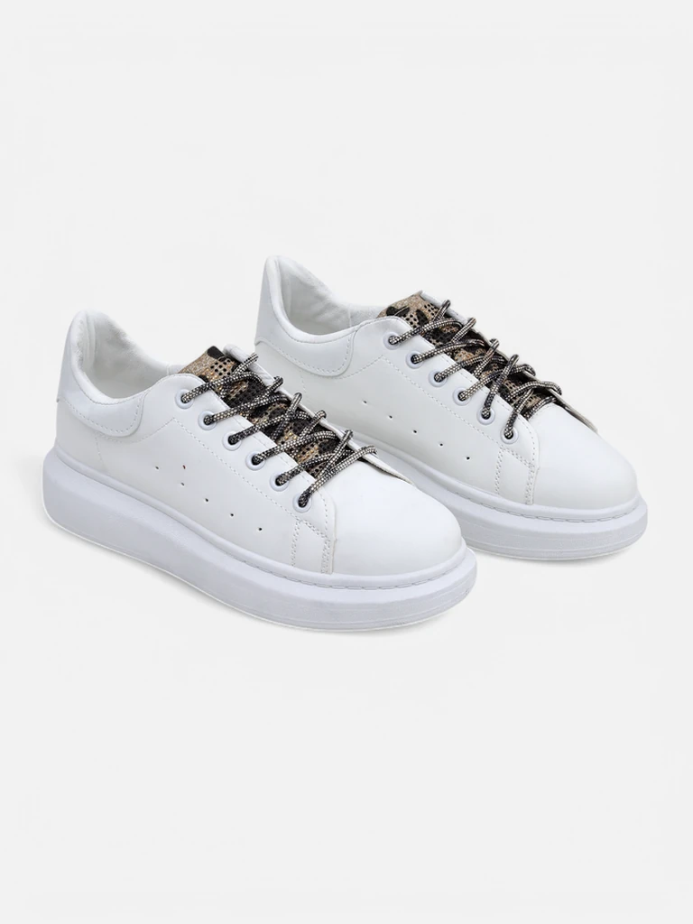 Lalla Bianca: Elegant Platforma Sneakers