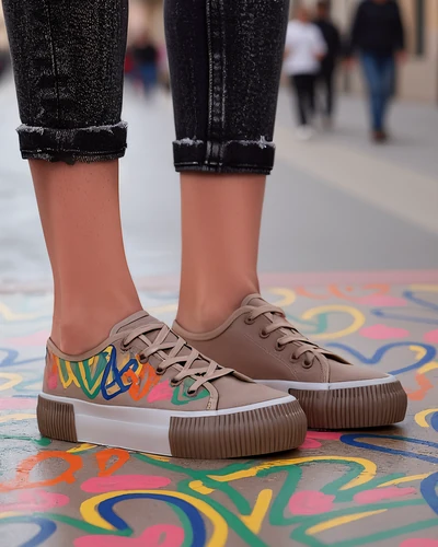 Кроссовки Royalfashion для женщин с сердечным принтом Sercess