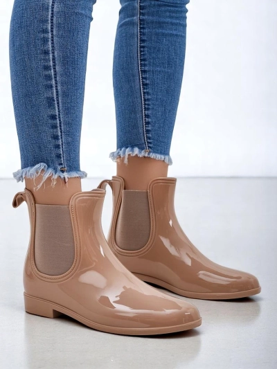 Royalfashion Sieviešu lakotas gumijas zābaki Seris