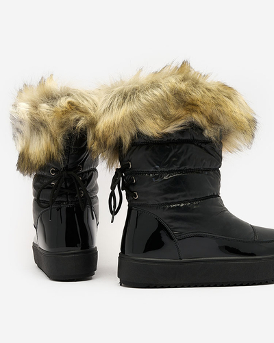 Royalfashion Светло-коричневые ботинки-слипы a'la snow boots for women Gomllo