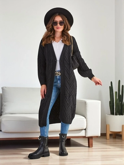 Royalfashion Women's Knitted Poncho Sweater