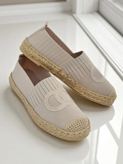 Aurelia Espadrìle Royalfashion Beżowe – Płàskie wsuwane buty dàmskie