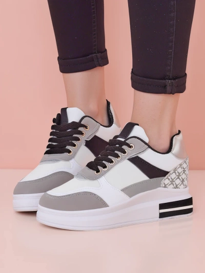 Royalfashion Women's Wedge Sneakers Zerron