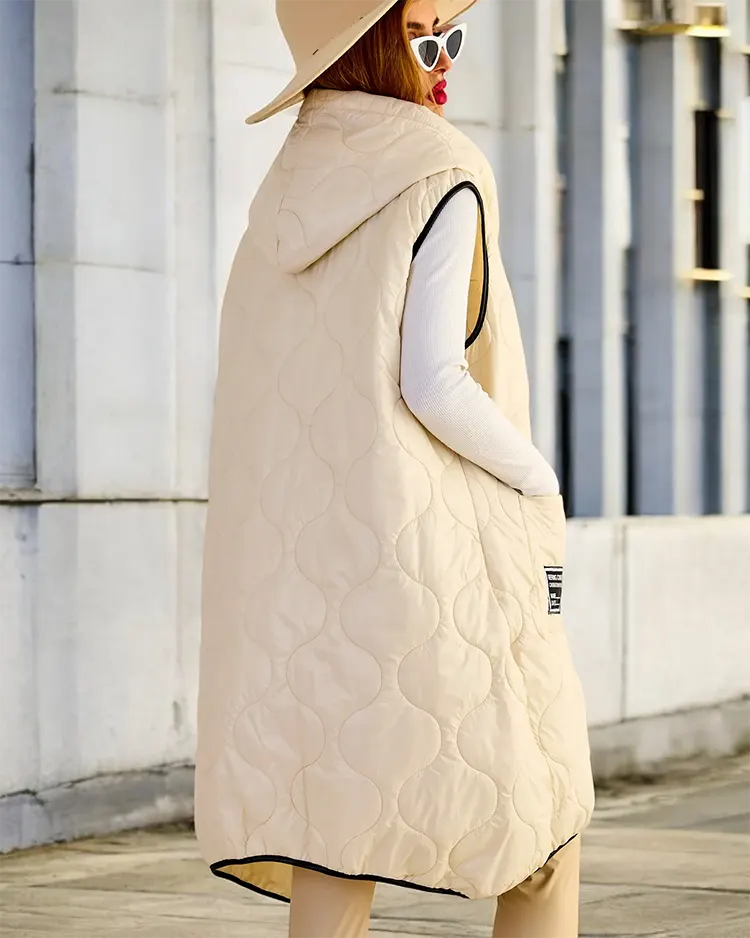 Royalfashion Long Quilted Vest