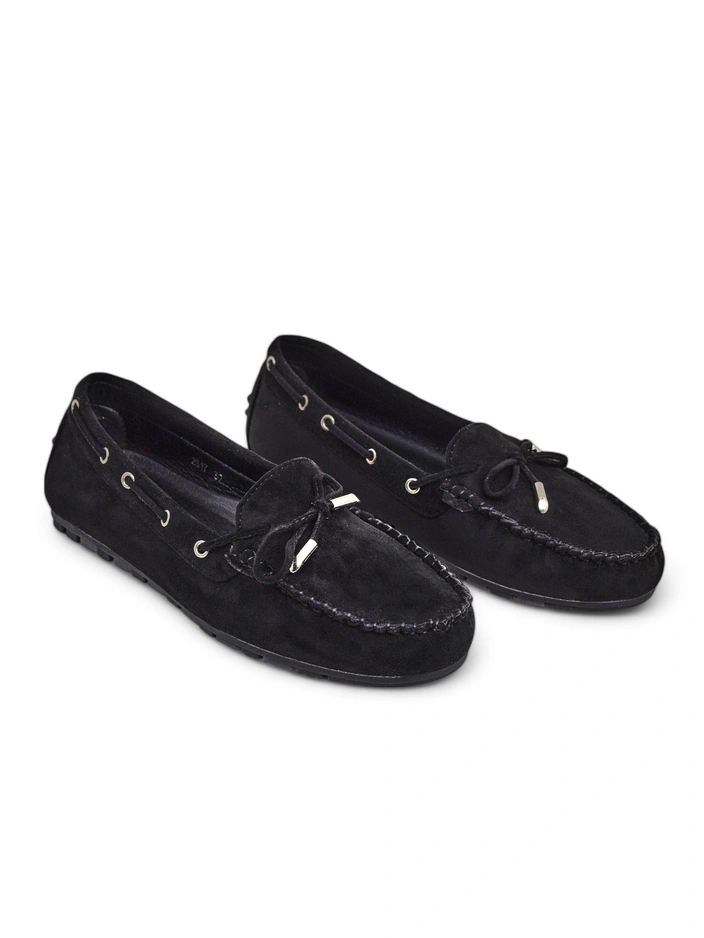 Royalfashion Sieviešu ekoloģiskā zamšāda mokasīni Ziferte