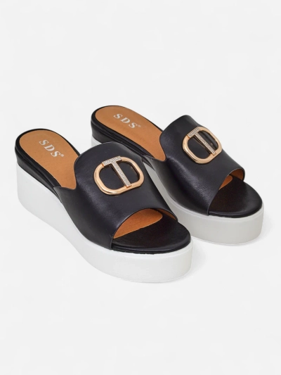 Royalfashion Women’s Wedge Slides Daffin