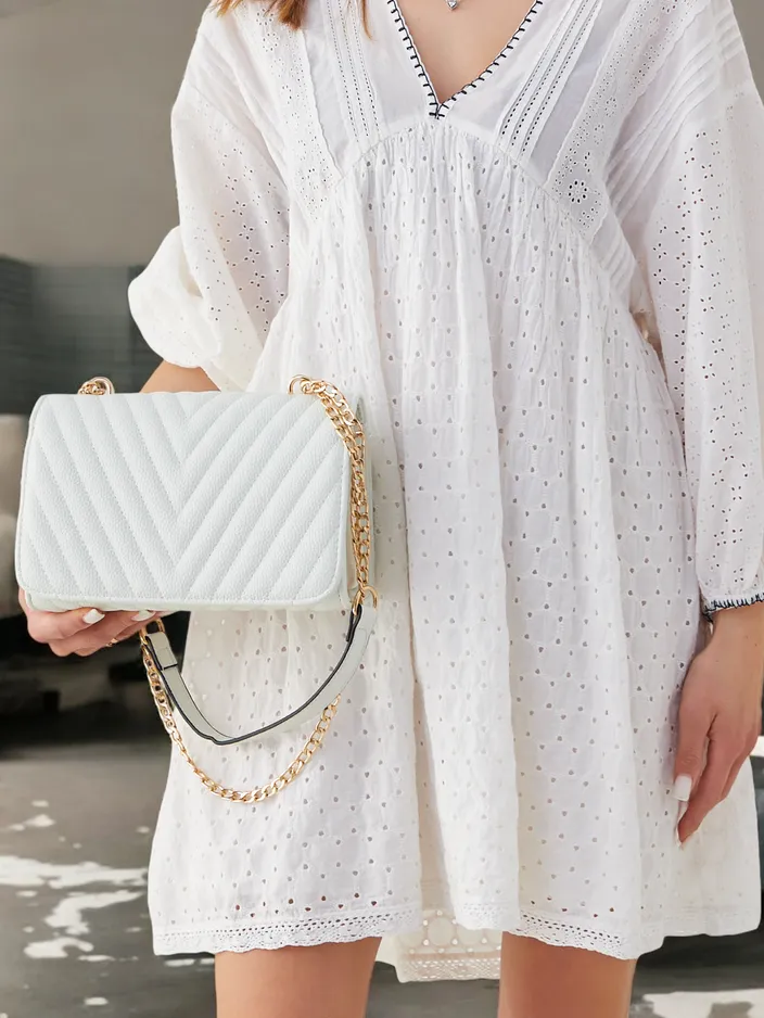 Royalfashion Стеганая маленькая женская сумка из эко-кожи