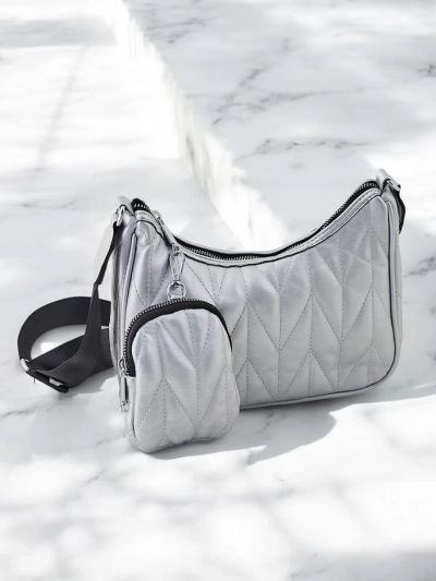 Royalfashion Маленькая женская стеганая сумка с кошельком