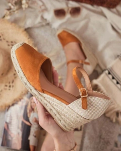 Royalfashion Sieviešu espadrilles Mosine uz papēža