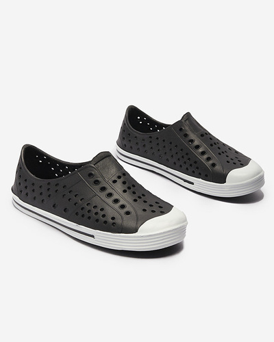 Black openwork children's rubber sneakers Jiteri - Footwear