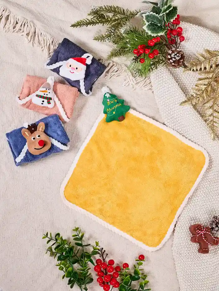 Royalfashion Holiday towel set Happy Xmas