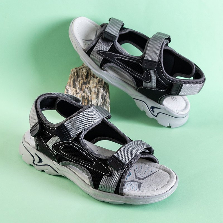 Black boys 'sandals with velcro Asitop - Footwear