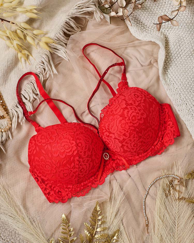 Royalfashion Женский бюстгальтер, украшенный кружевом