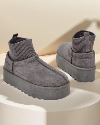 Royalfashion Короткие женские снежные ботинки а-ля Vevello