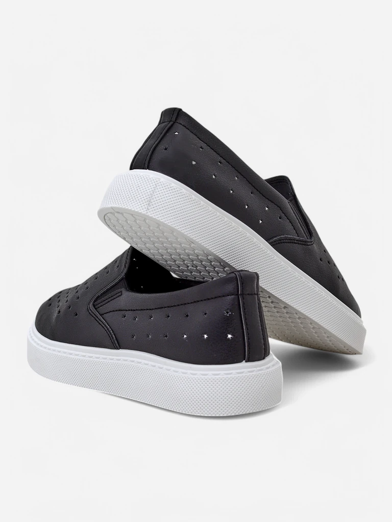 Royalfashion Perforated women's slip-on shoes Emayla