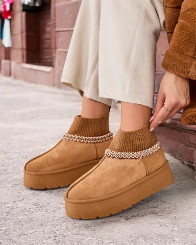 Royalfashion Short women's snow boots Nananna