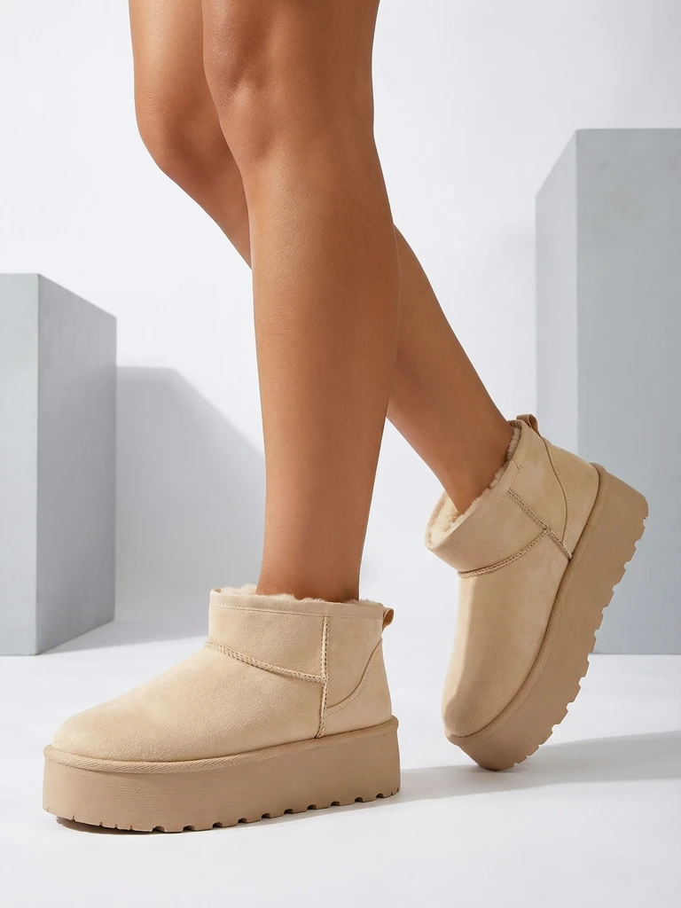 Royalfashion Women's platform a'la snow boots Dagodo