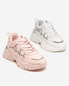 White women's sports shoes Jenirso sneakers - Footwear