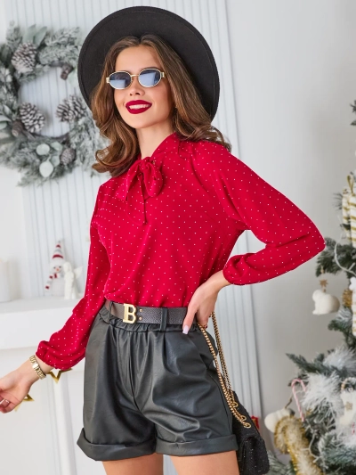 Royalfashion Женская рубашка с кристаллами