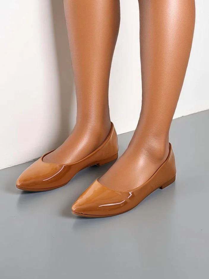 Royalfashion Женские лакированные балетки Aramiese